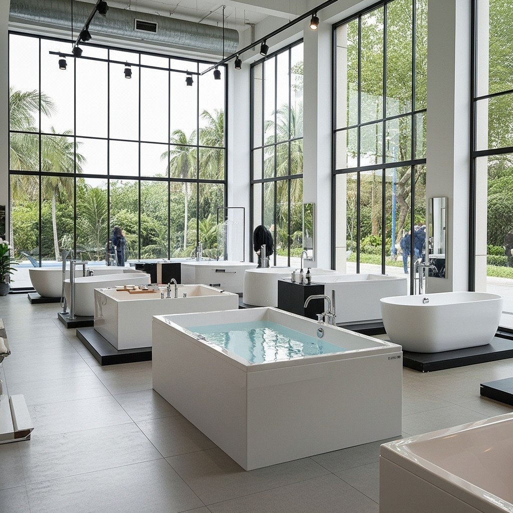 Vals Acrylic Freestanding Bathtub Made in Turkey